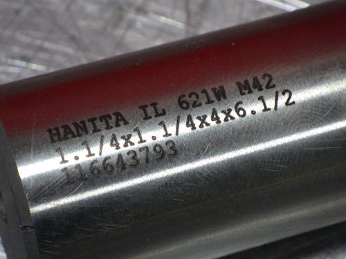 Widia-hanita Hanita 621w32089 Corner Chamfer End Mill, 6fl., 1-1/4 X 1-1/4 X 4 X 6-1/2 - 621w32089