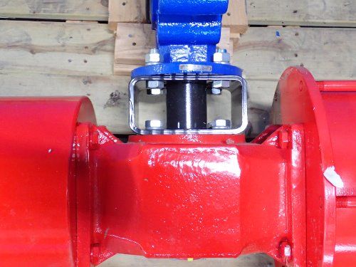 Abz Valve & Controls 20" Actuator Butterfly Valve