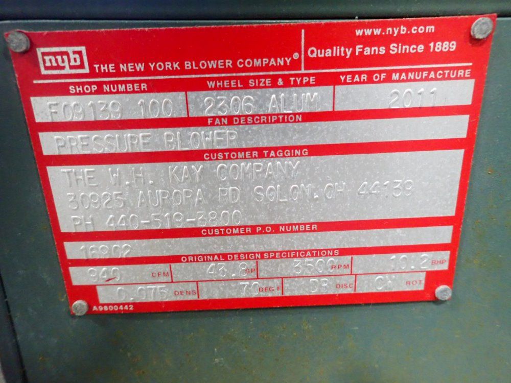 Nyb Pressure Blower