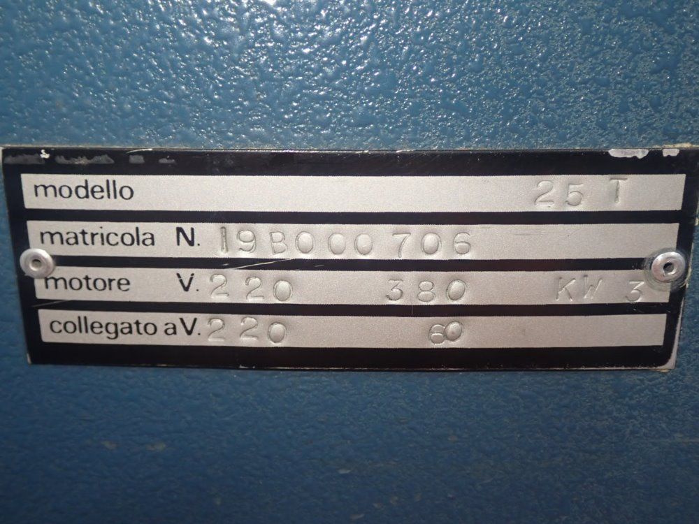 Hudson Machinery Traveling Head Press