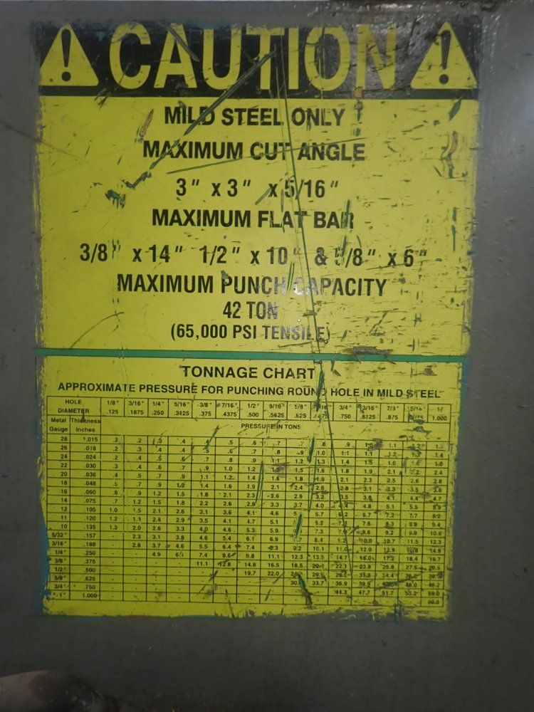 Uni-hydro Ironworker