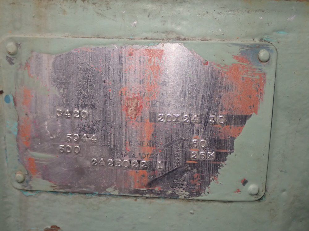 Goulds 20 X 24 30 3420 Pump - 3420