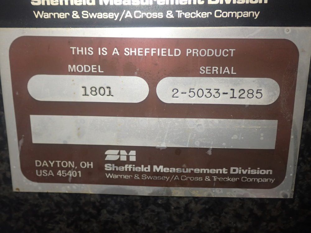 Sheffield Measurement Cmm