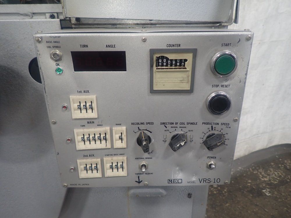 Mec Machinery Vrs10 Spring Former - Vrs10