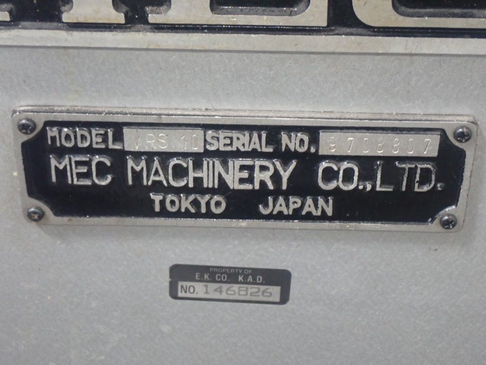 Mec Machinery Vrs10 Spring Former - Vrs10