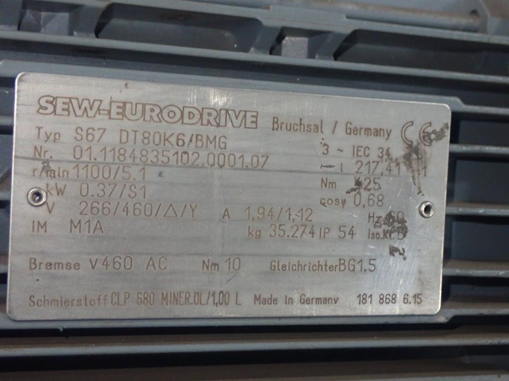 Sew Eurodrive Gear Drive