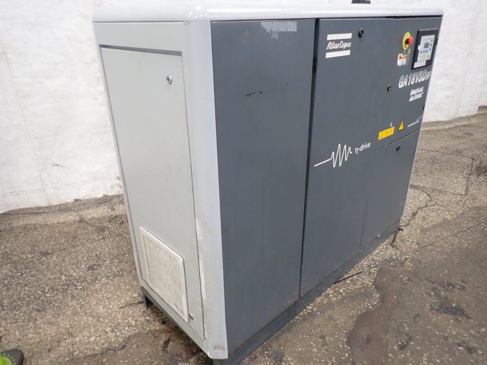Atlas Copco 18.5 Kw/ 25 Hp Ga18vsd Air Compressor - Ga18vsd