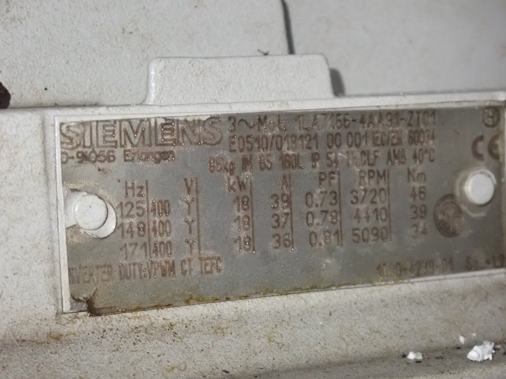 Atlas Copco 18.5 Kw/ 25 Hp Ga18vsd Air Compressor - Ga18vsd