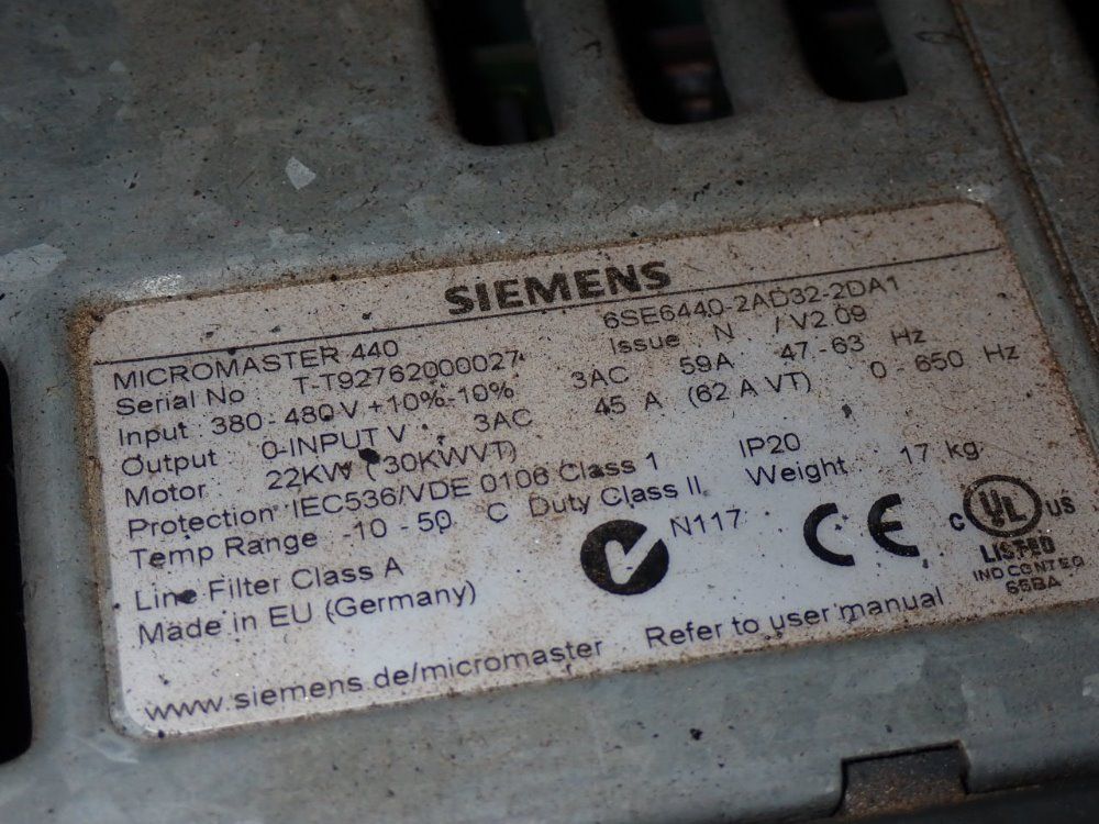 Atlas Copco 18.5 Kw/ 25 Hp Ga18vsd Air Compressor - Ga18vsd