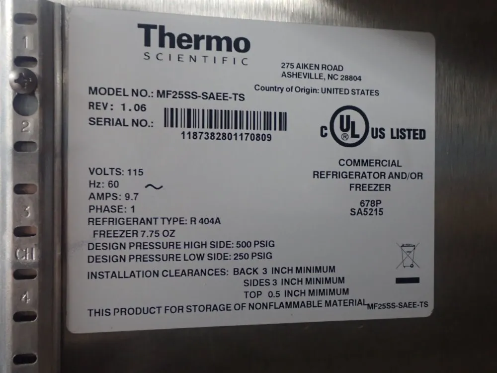 Thermo Scientific Lab Freezer/refrigerator