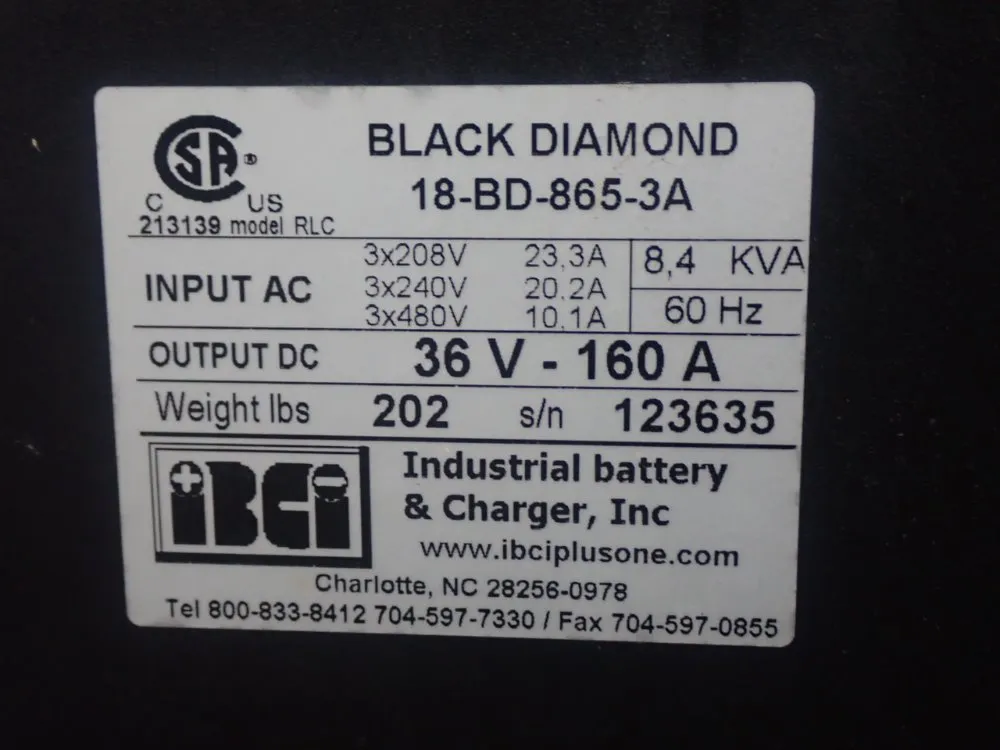 Industrial Battery & Charger Battery Charger