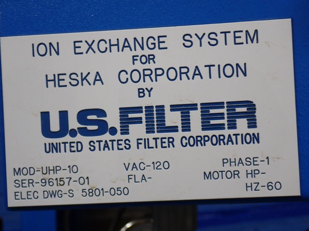 U.s. Filter Uhp-10 Ion Exchange Filler - Uhp-10