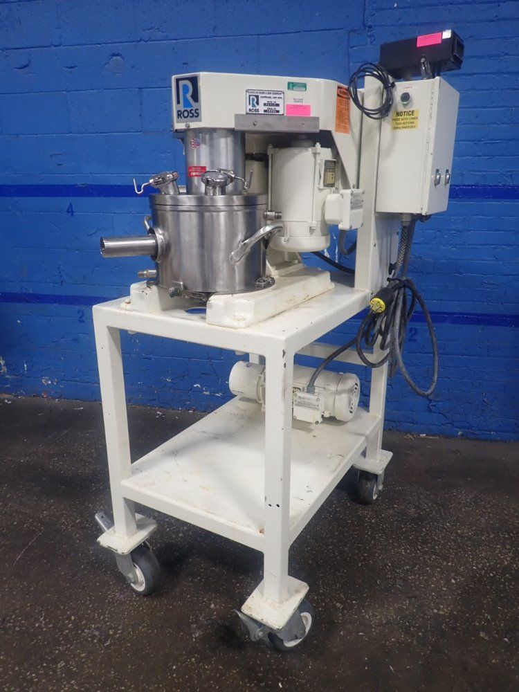 Ross 3/4 Hp & 1/2 Hp 2 Gallon Pvm-2 S/s Vacuum Mixer - Pvm-2