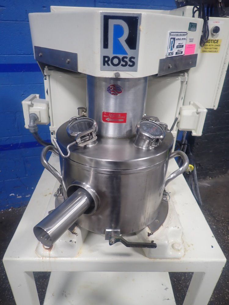 Ross 3/4 Hp & 1/2 Hp 2 Gallon Pvm-2 S/s Vacuum Mixer - Pvm-2