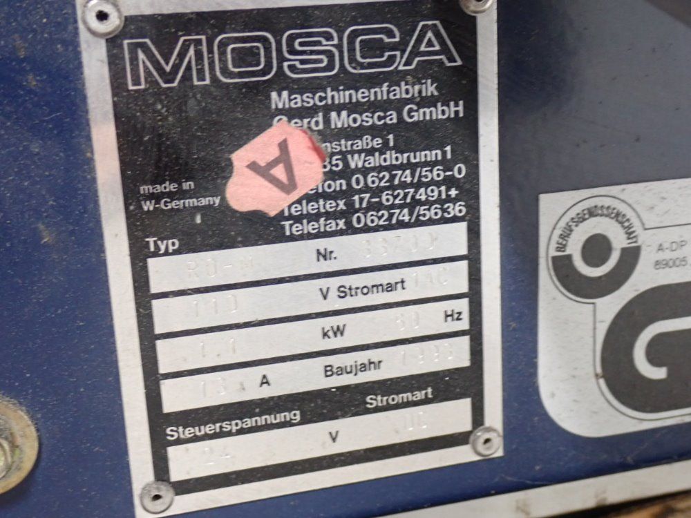 Eam Mosca Strapping Unit