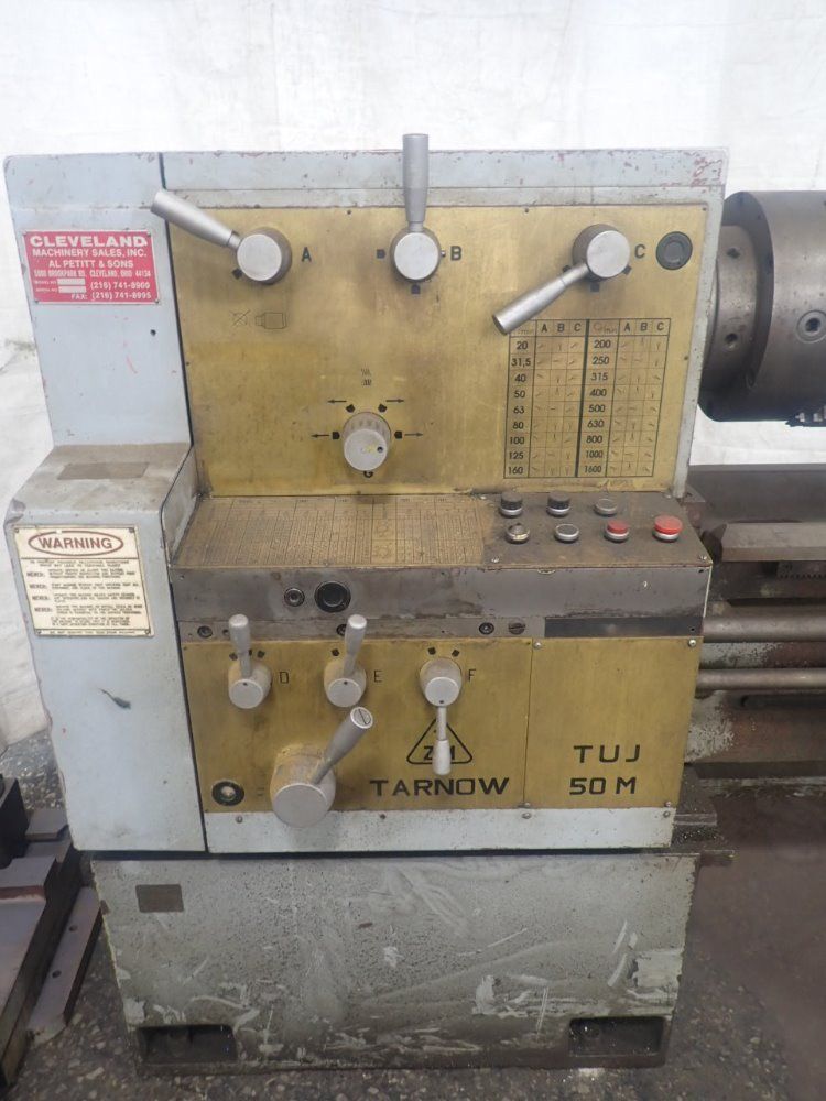 Tarnow 23"/32" X 120" Tuj 50m / 120 Gap-bed Lathe - Tuj 50m / 120