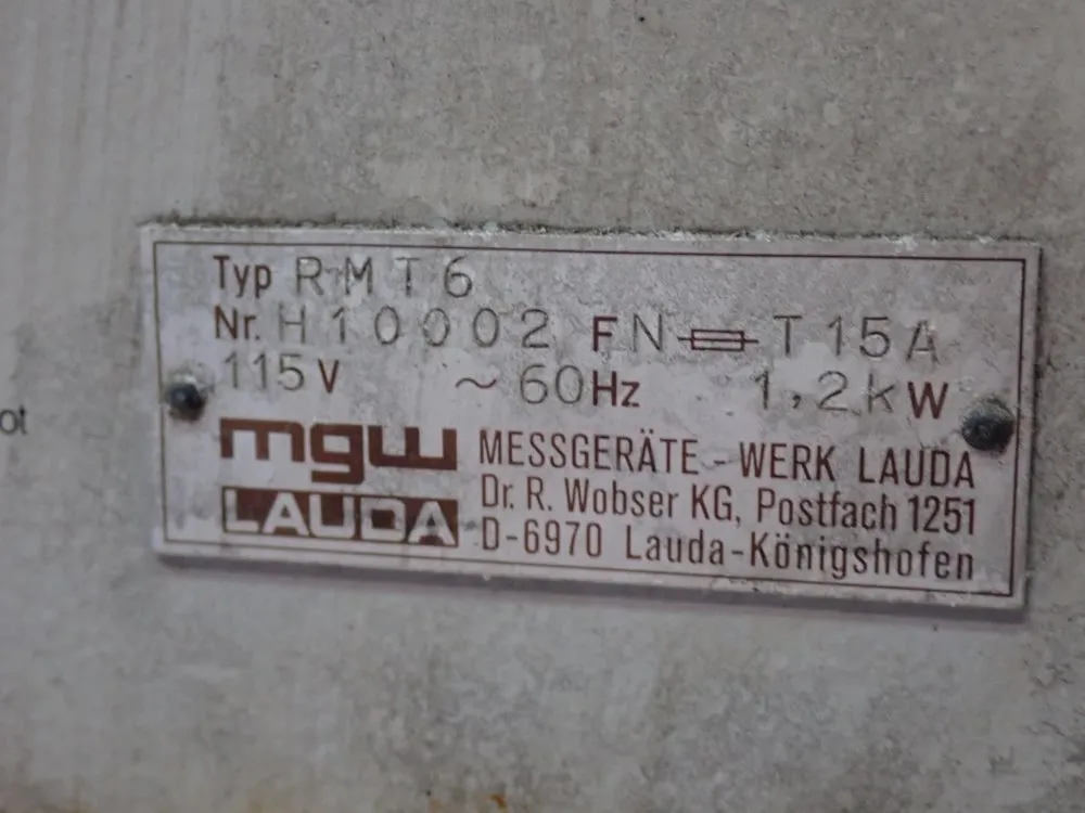 Mgw/lauda/brinkmann Water Bath