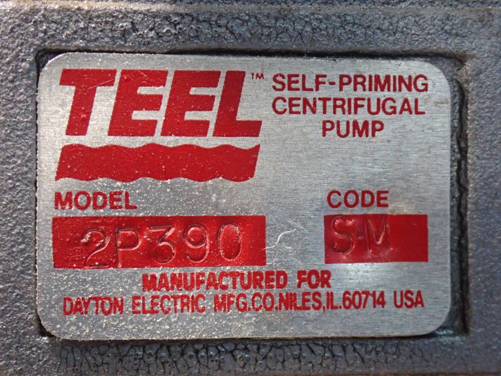 Teel Centrifugal Pump