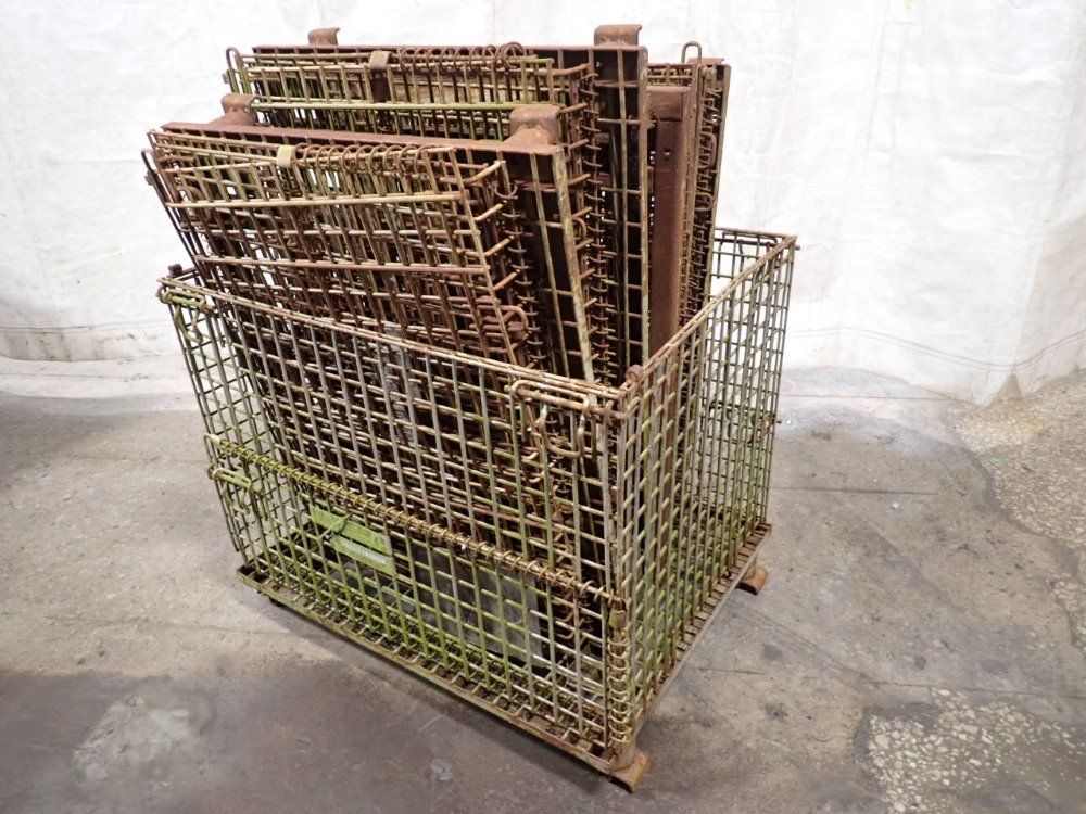 Union Steel Products Collapsible Wire Basket Lot