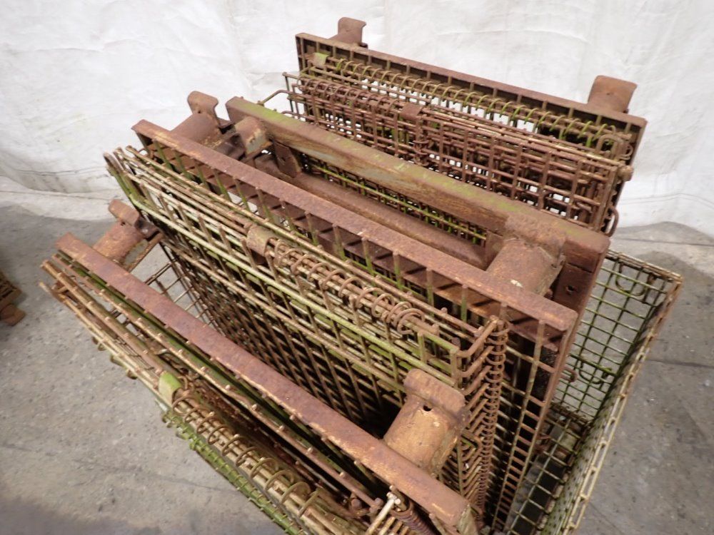Union Steel Products Collapsible Wire Basket Lot