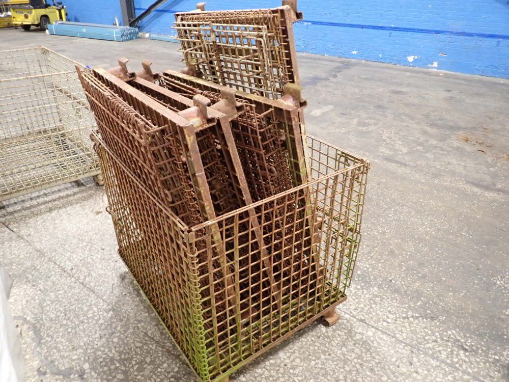 Union Steel Products Collapsible Wire Basket Lot