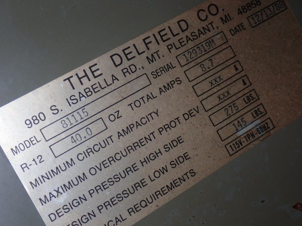 Delfield Mobile Serving Canter