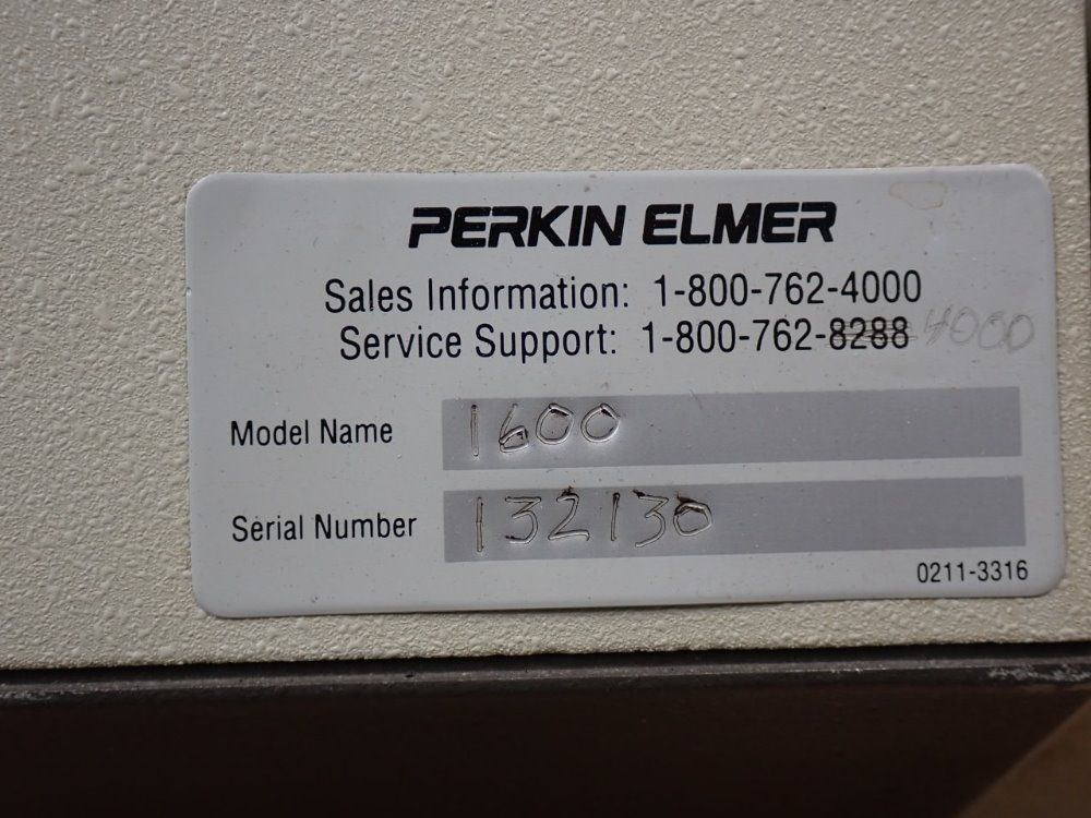 Perkin Elmer Ftir Spectropohotometer - 1600