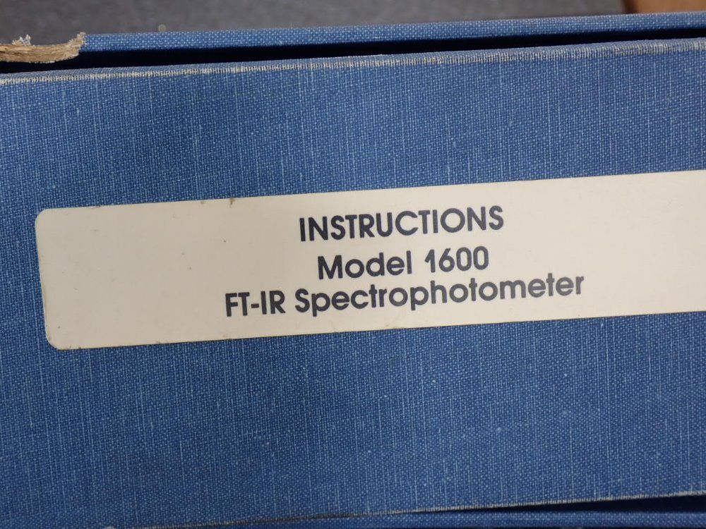 Perkin Elmer Ftir Spectropohotometer - 1600