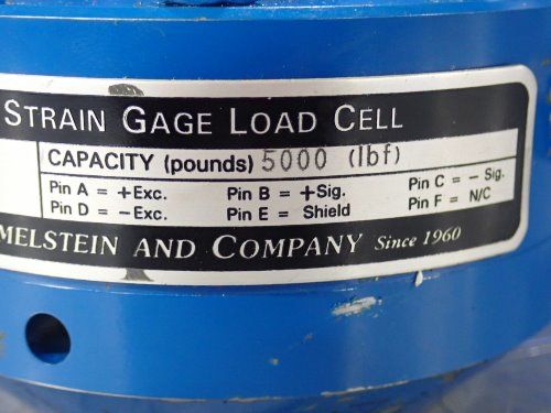 S Himmestein Precision Strain Gauge Load Cell