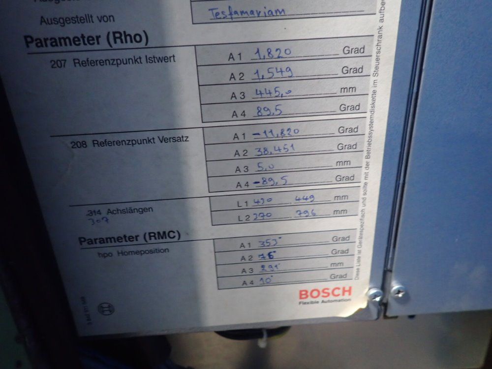 Imt/bosch Pick And Place Robot