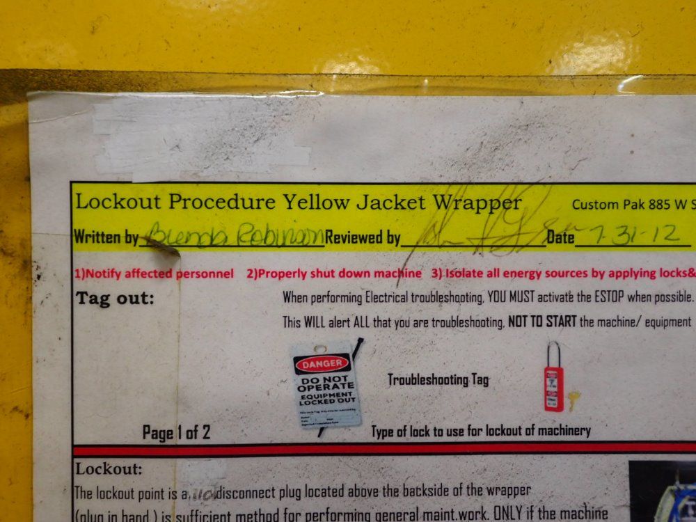 Yellow Jacket Wrapper