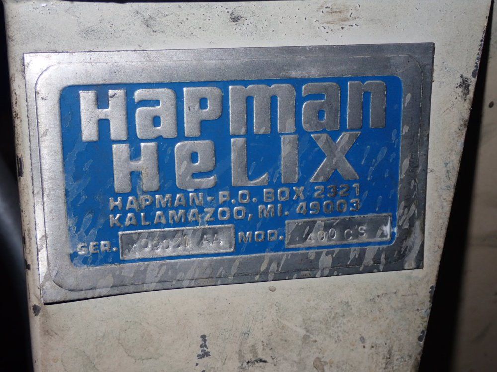 Hapman Helix Screw Conveyor