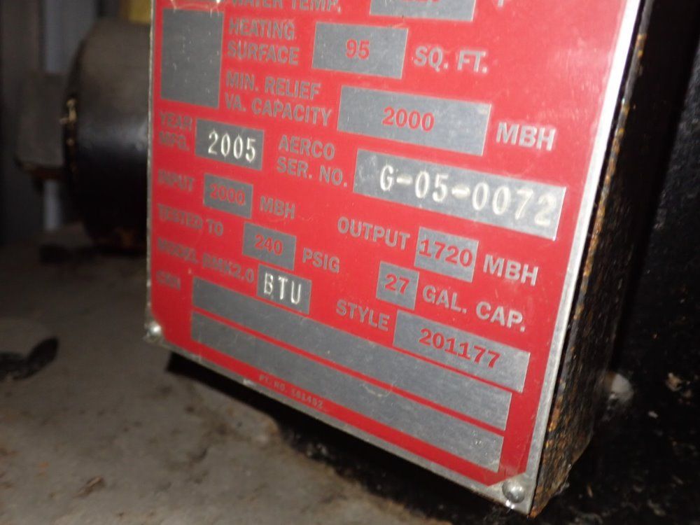 Aerco Benchmark Bmk2.0btu Boiler - Benchmark Bmk2.0btu