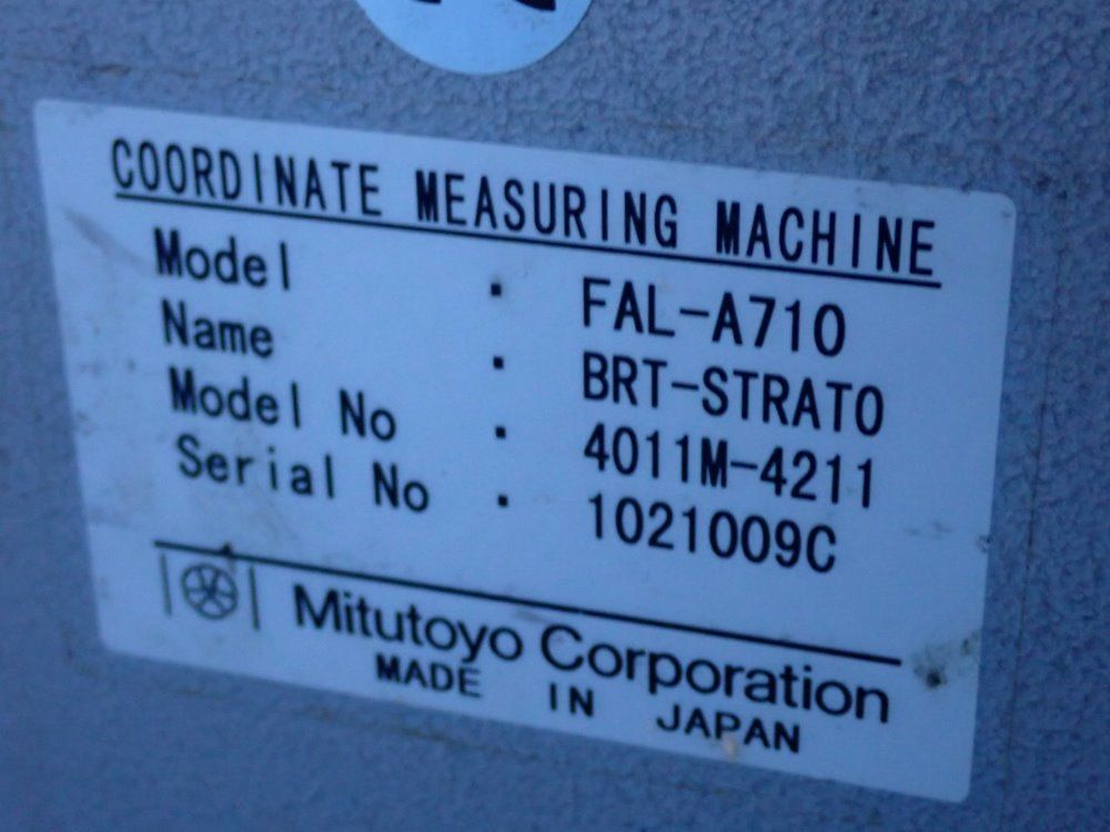 Mitutoyo Mitutoyo 4011m4211   Strato 710 Cmm