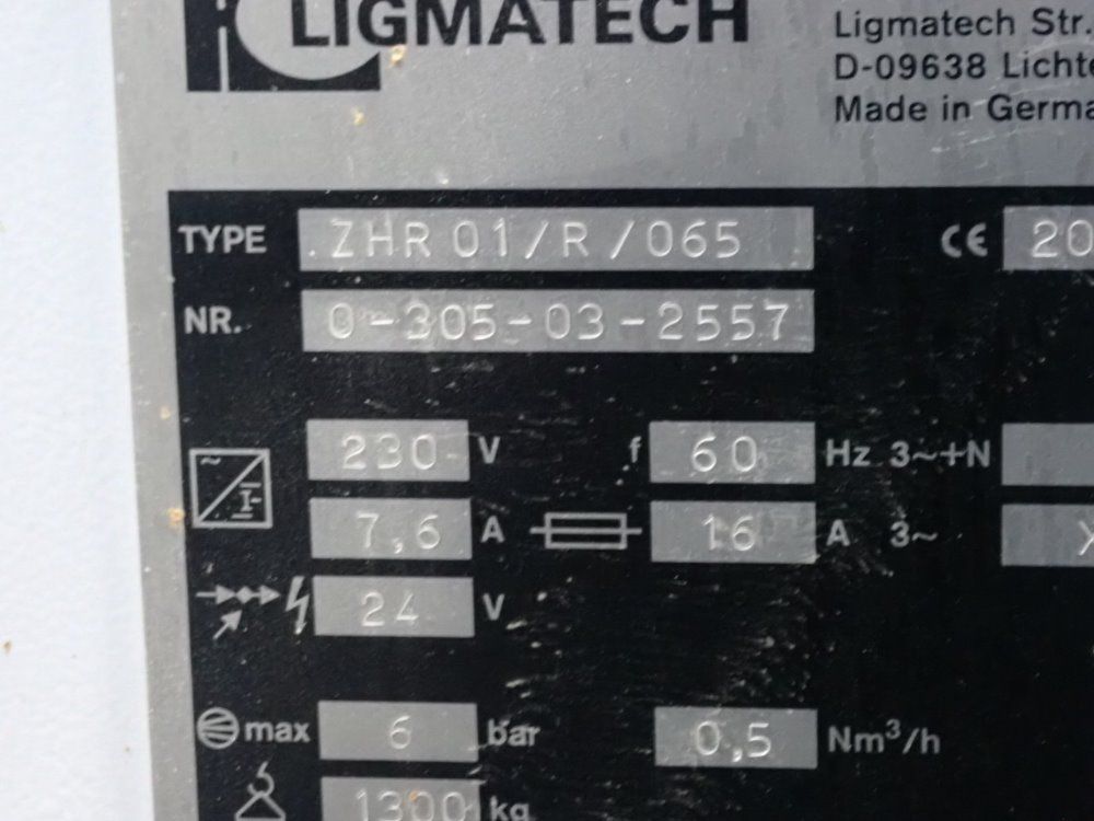 Ligmatech Hr 01/r/065 Roller Conveyor - Zhr 01/r/065
