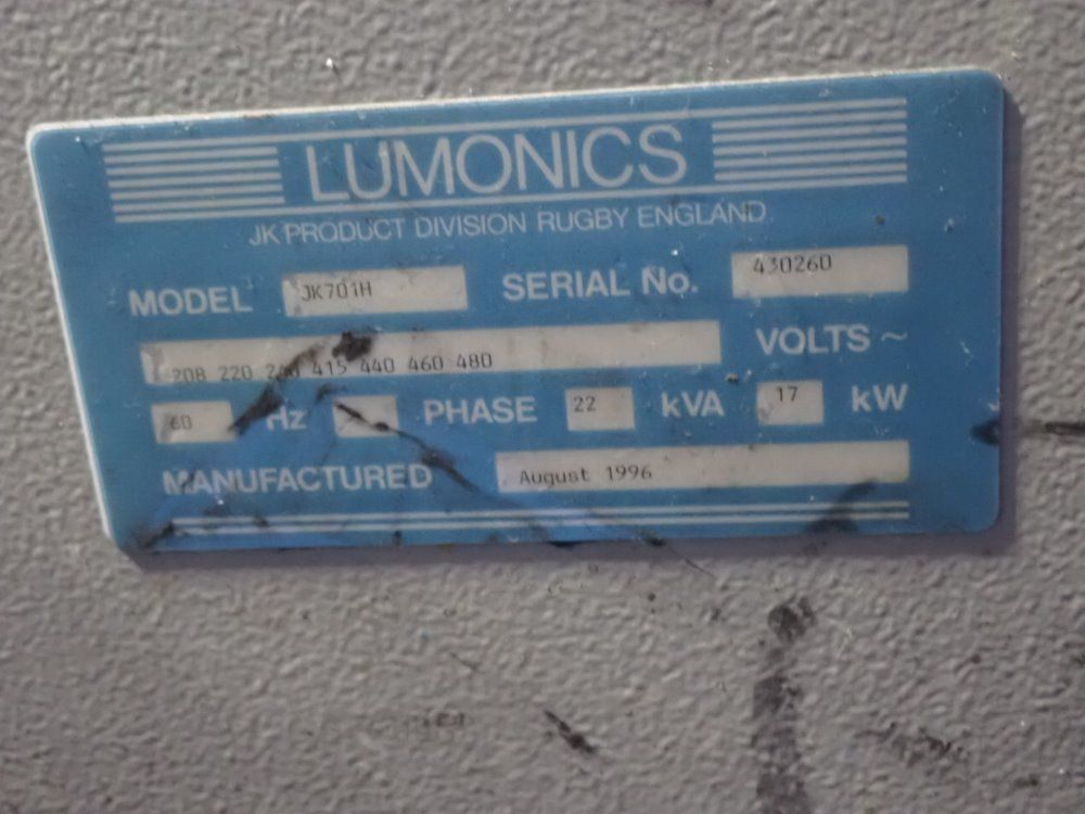 Lumonics Lumonics Jk701h Laser