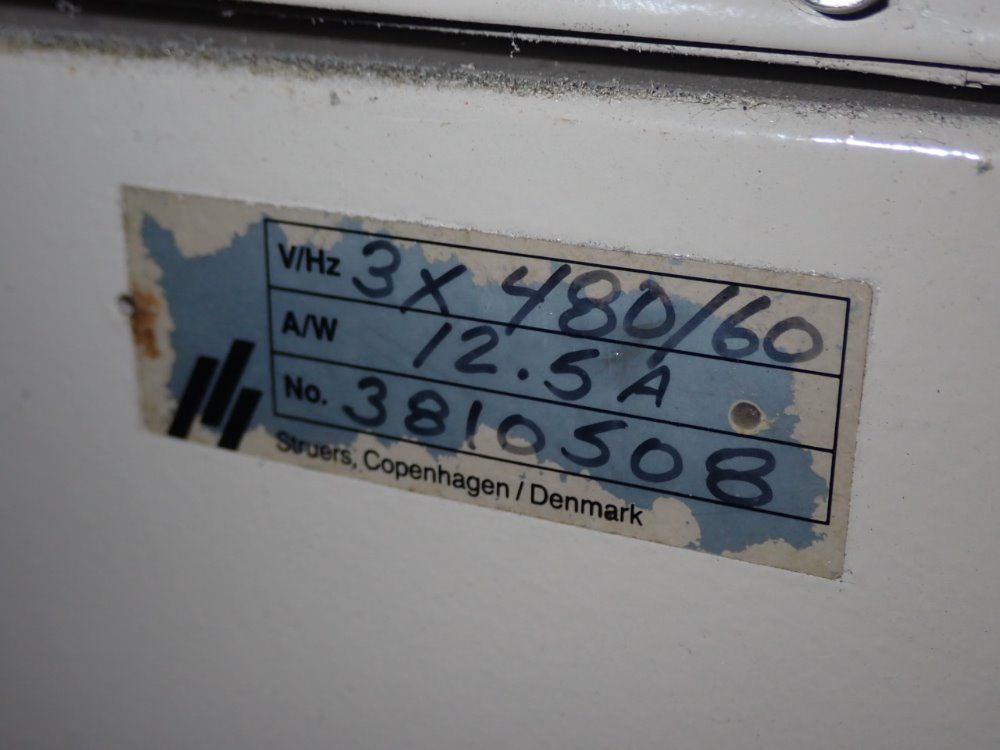 Struers 14" Cut Off Saw