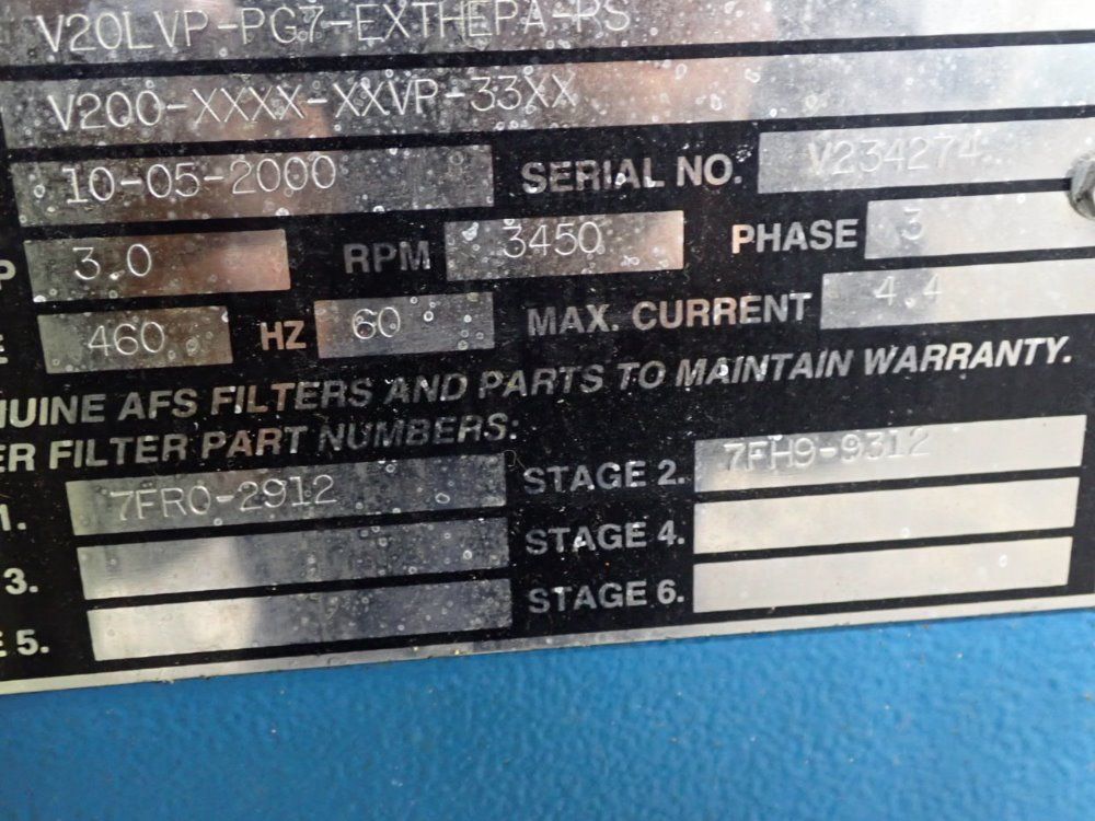 Airflow Systems Dust Collector