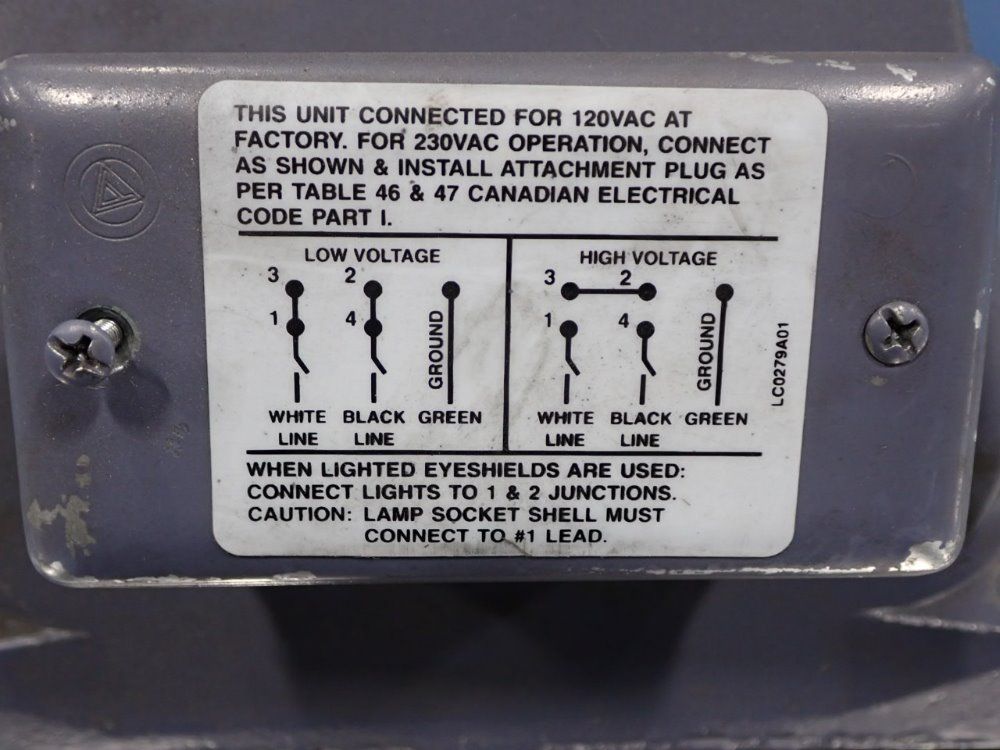 Baldor 1.5 Hp Buffer - 610-168-1