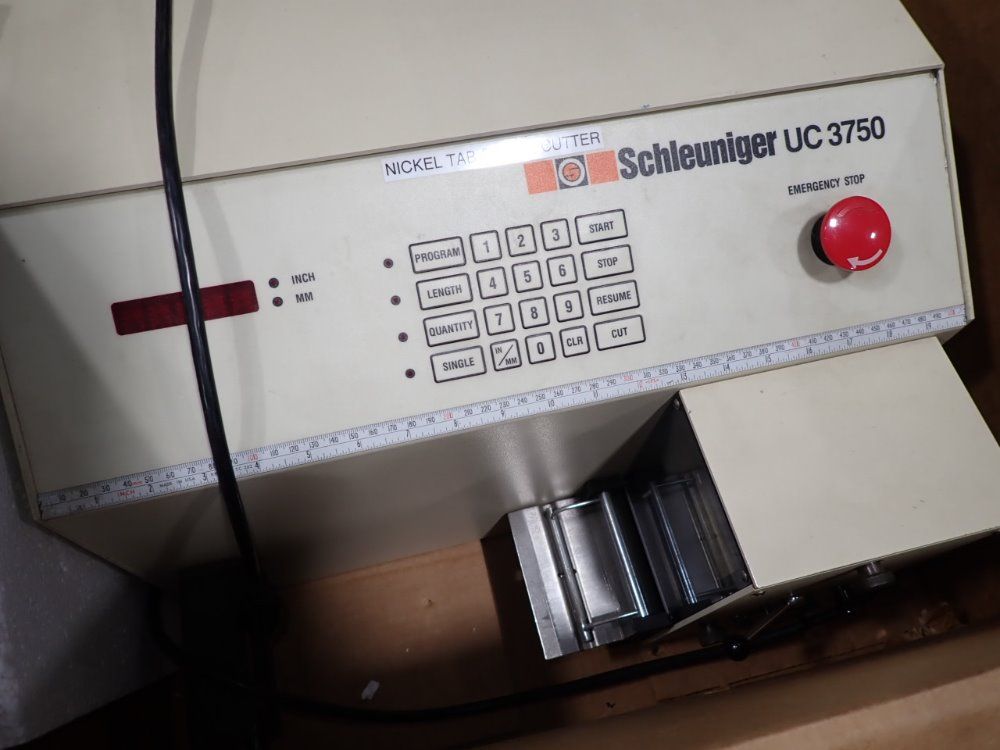 Schleuniger Uc-3750 Nickel Tab/tube Cutter - Uc-3750