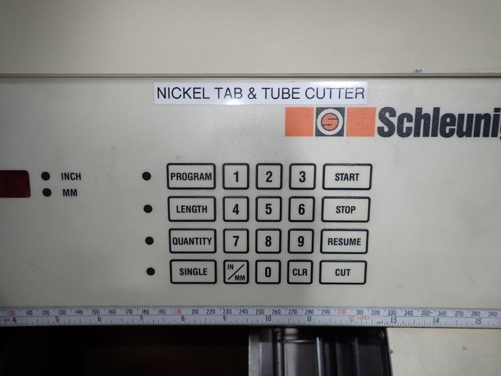Schleuniger Uc-3750 Nickel Tab/tube Cutter - Uc-3750