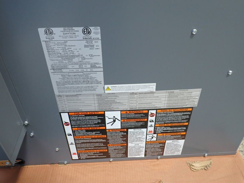 Dayton 145,250 Btu Natural Gas Unit Heater - 4lx58