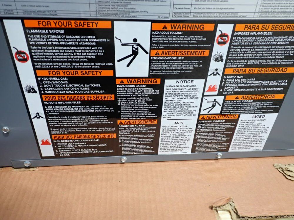 Dayton 145,250 Btu Natural Gas Unit Heater - 4lx58