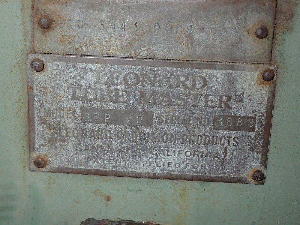 Leonard 3cp Vd Tube End Former - 3cp Vd