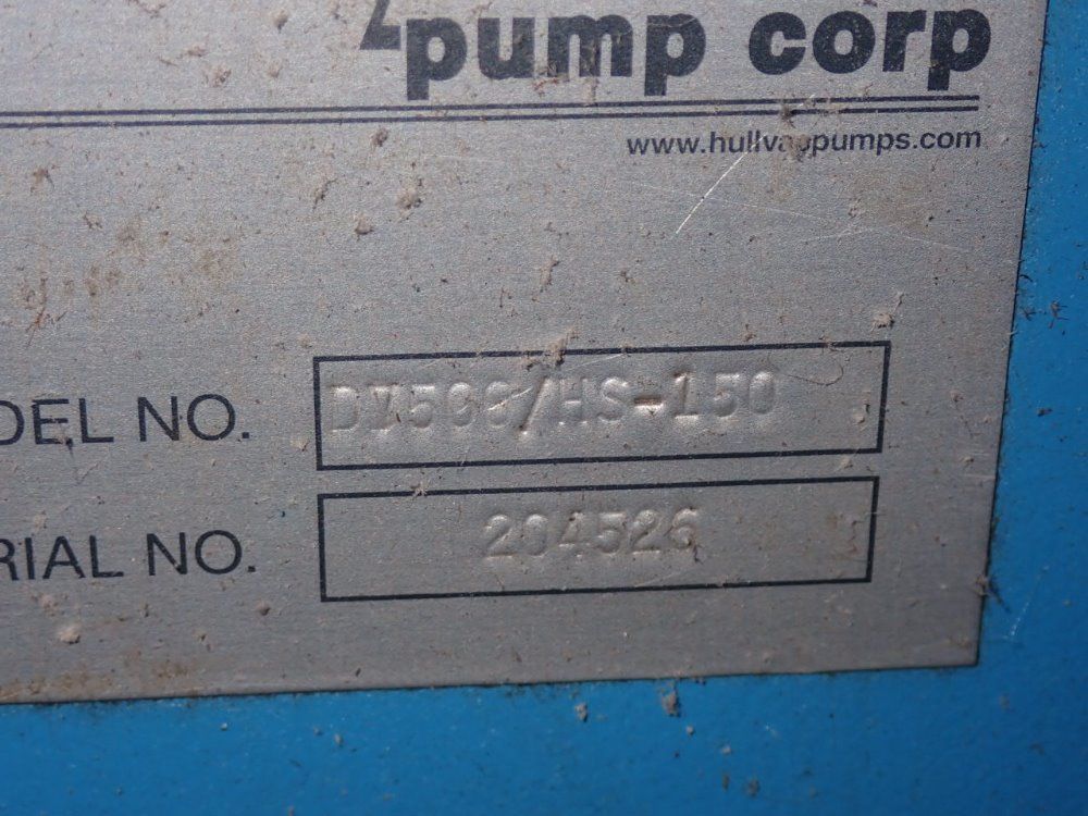 Hull Vac Pump Corp 10 Hp Dv500/sh-100 Vacuum Pump - Dv500/sh-100