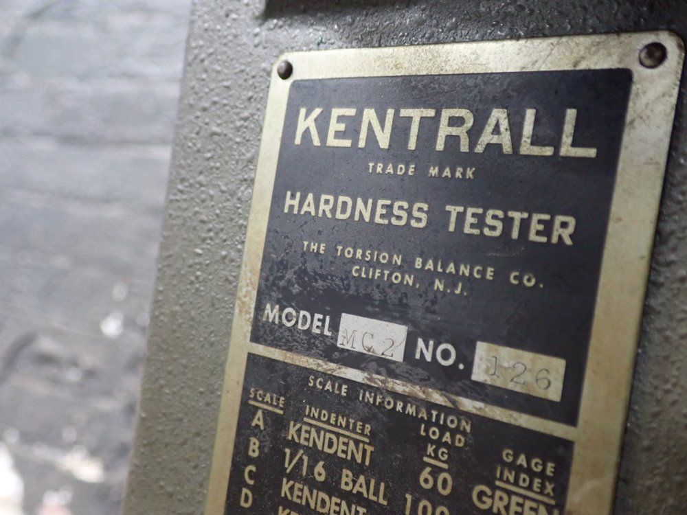 Kentrall Hardness Tester