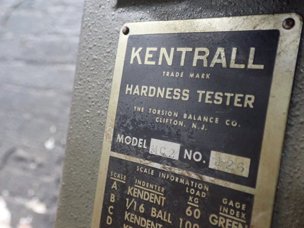 Kentrall Hardness Tester