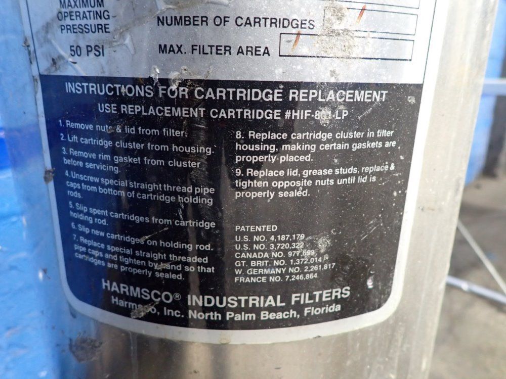 Harmsco Filter Housing