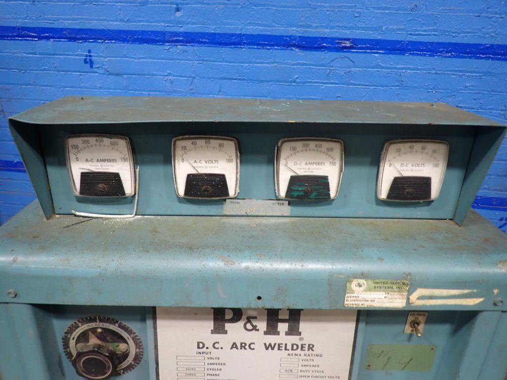 Harnischfeger/p&h 400 Amps Dcr-400 Hfgw Welder - Dcr-400 Hfgw