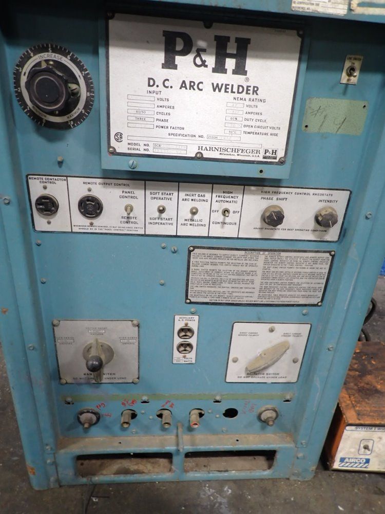Harnischfeger/p&h 400 Amps Dcr-400 Hfgw Welder - Dcr-400 Hfgw